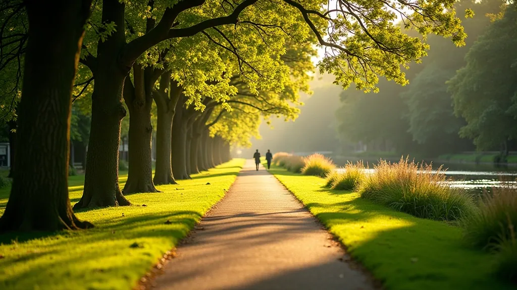 Scenic riverside path through Cork countryside